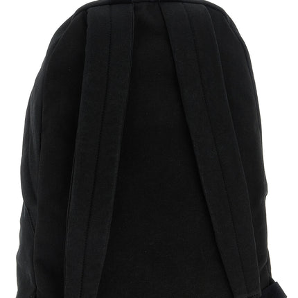 Balenciaga Black Cotton Backpack