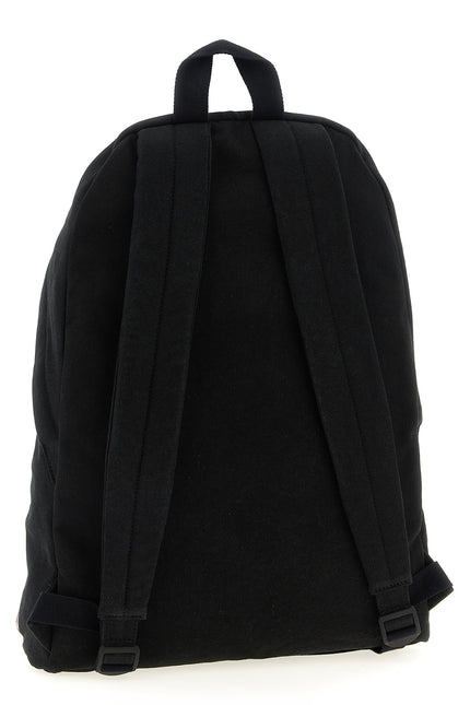 Balenciaga Black Cotton Backpack