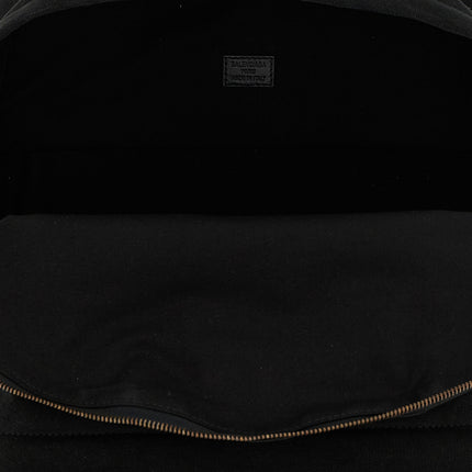 Balenciaga Black Cotton Backpack