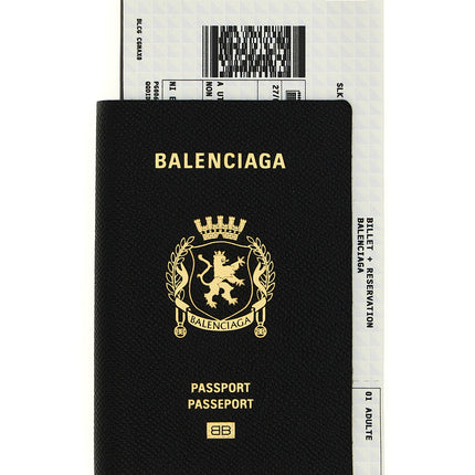 Balenciaga Black Leather Wallet