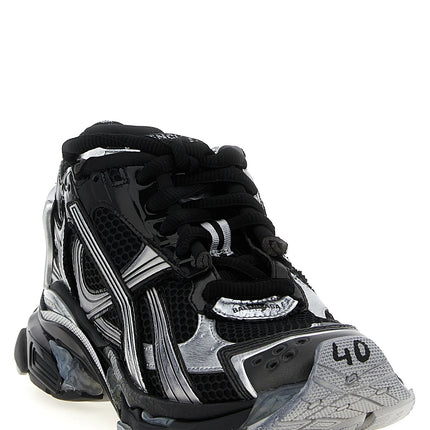 Balenciaga Black Polyethylene Athletic Sneakers