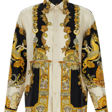 Versace Multicolor Silk Blouse