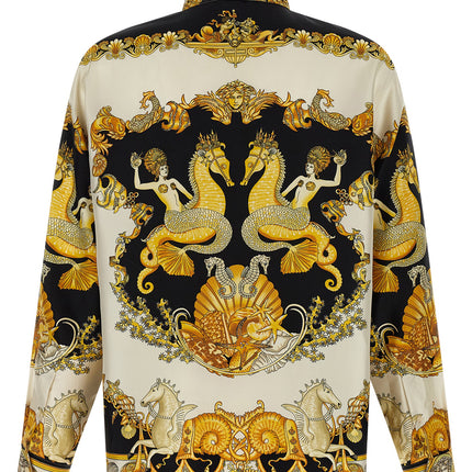 Versace Multicolor Silk Blouse