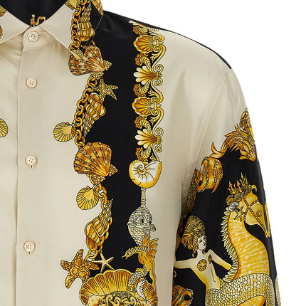 Versace Multicolor Silk Blouse