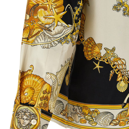 Versace Multicolor Silk Blouse