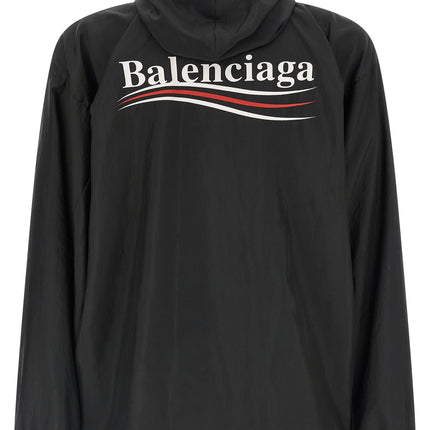 Balenciaga Black Polyester Shell Jacket