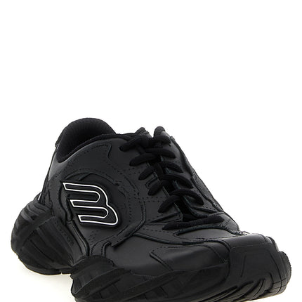 Balenciaga Black Calfskin Athletic Sneakers