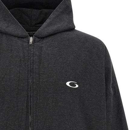 Balenciaga Gray Cotton Sweatshirt