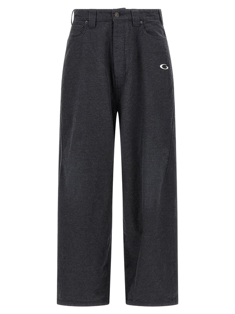 Balenciaga Gray Cotton Casual Pants