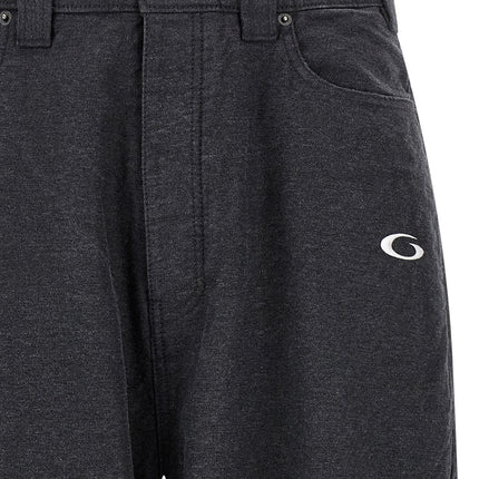 Balenciaga Gray Cotton Casual Pants