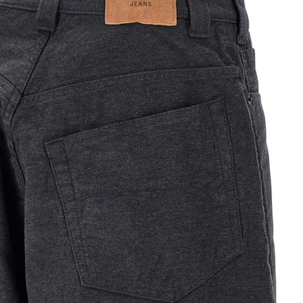 Balenciaga Gray Cotton Casual Pants