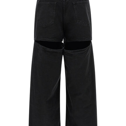 The Attico Black Cotton Jeans Denim