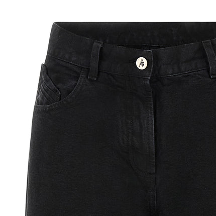 The Attico Black Cotton Jeans Denim
