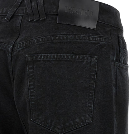 The Attico Black Cotton Jeans Denim