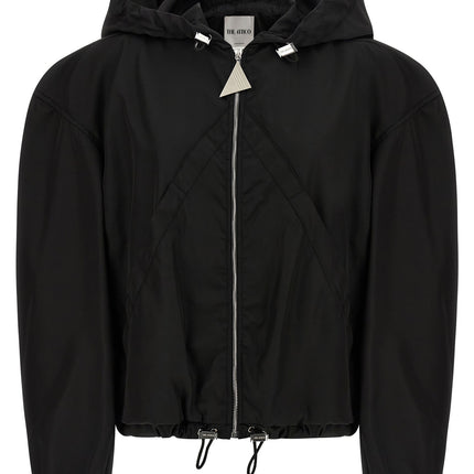 The Attico Black Polyamide Bomber