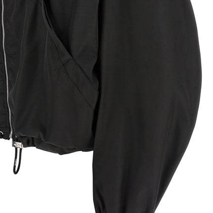 The Attico Black Polyamide Bomber