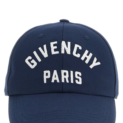 Givenchy Blue Cotton Cap (Baseball Hat)