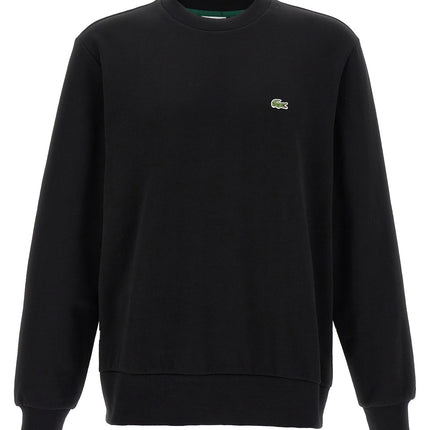 Lacoste Black Cotton Sweatshirt