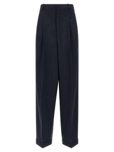 Polo Ralph Lauren Blue Wool Casual Pants
