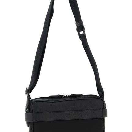 Ferragamo Black Fabric Crossbody Bag