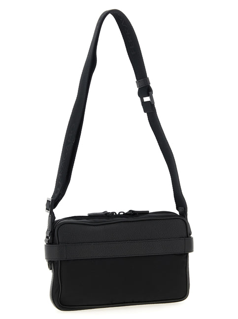 Ferragamo Black Fabric Crossbody Bag