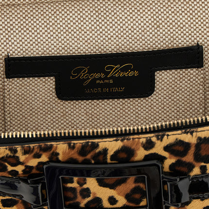 Roger Vivier Multicolor Calfskin Handbag