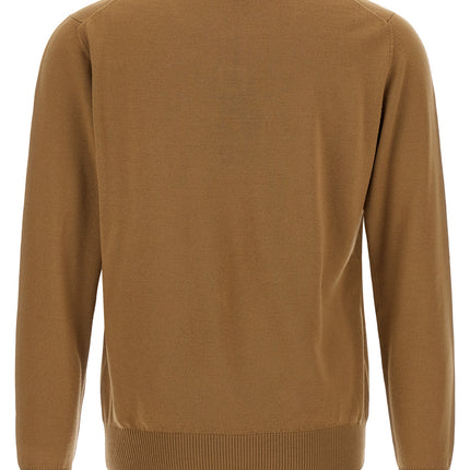 Fendi Beige Virgin Wool Cardigan