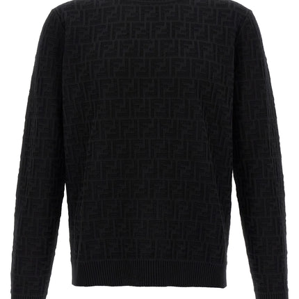 Fendi Black Cotton Cardigan