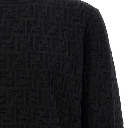 Fendi Black Cotton Cardigan