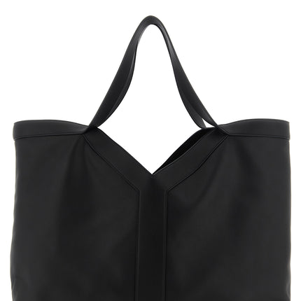 Saint Laurent Black Calfskin Tote Bag