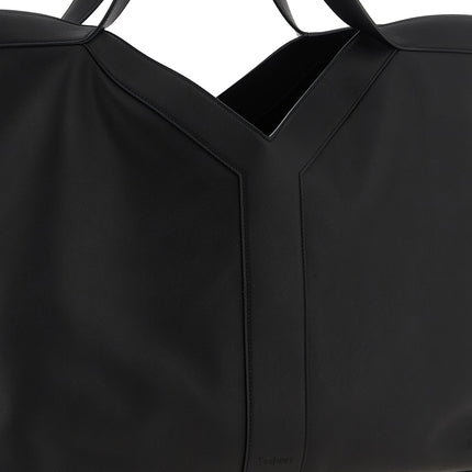 Saint Laurent Black Calfskin Tote Bag