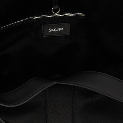 Saint Laurent Black Calfskin Tote Bag