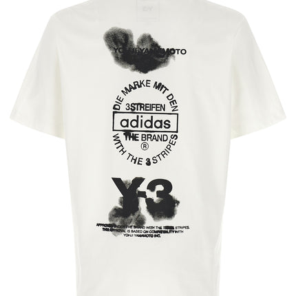 Y-3 Bicolor Cotton T-Shirt