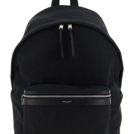 Saint Laurent Black Polyamide Backpack