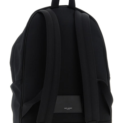 Saint Laurent Black Polyamide Backpack