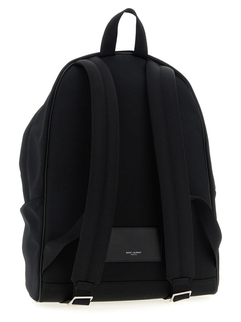 Saint Laurent Black Polyamide Backpack