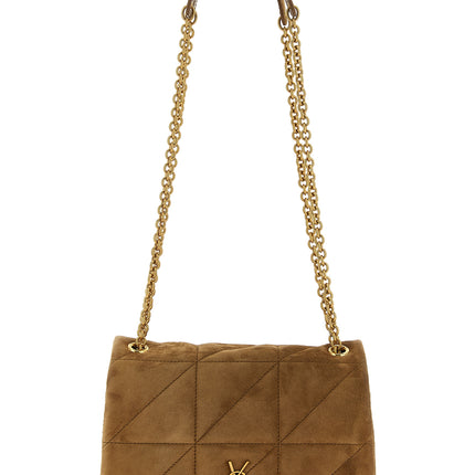 Saint Laurent Beige Calfskin Shoulder Bag
