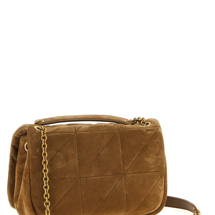 Saint Laurent Beige Calfskin Shoulder Bag