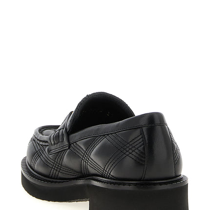 Valentino Garavani Black Lamb Leather Slip-On Loafers
