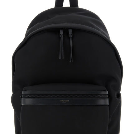 Saint Laurent Black Polyamide Backpack