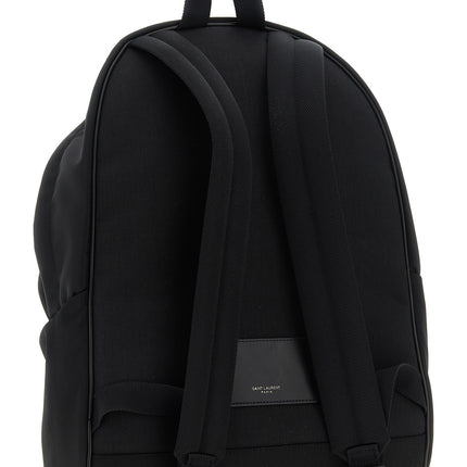 Saint Laurent Black Polyamide Backpack