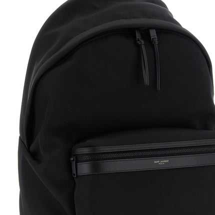 Saint Laurent Black Polyamide Backpack