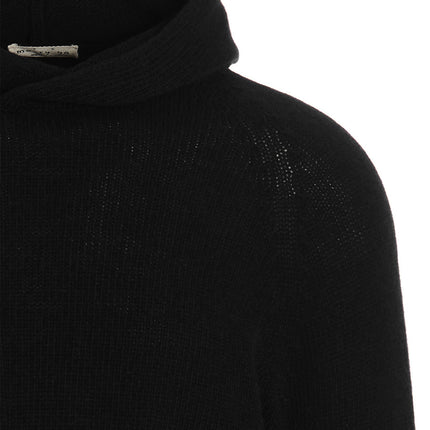 MA'RY'YA Black Virgin Wool Cardigan