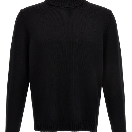 ZANONE Black Virgin Wool Cardigan