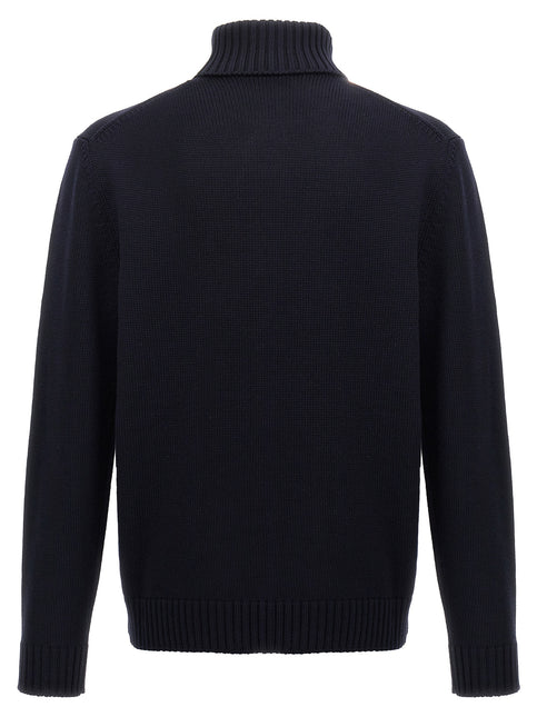 ZANONE Blue Virgin Wool Cardigan