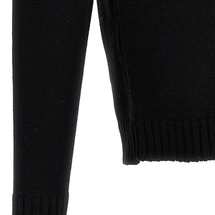 ZANONE Black Virgin Wool Cardigan