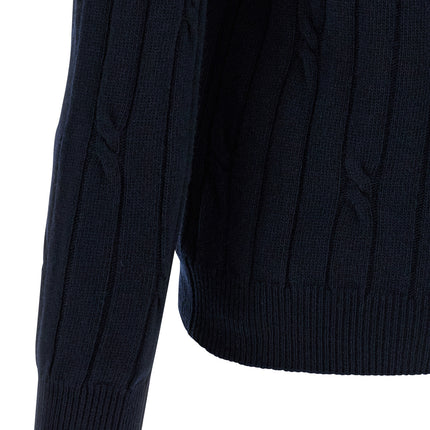 ZANONE Blue Virgin Wool Polo Shirt