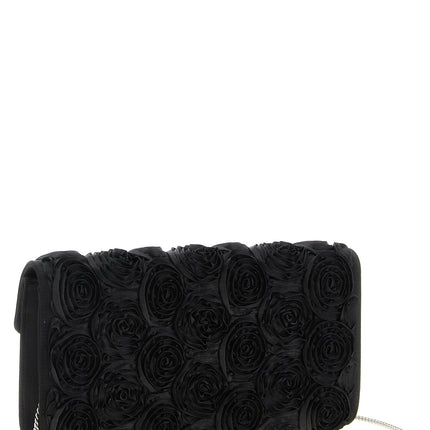 Roger Vivier Black Viscose Clutch Bag