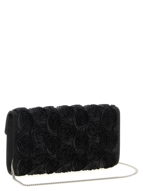 Roger Vivier Black Viscose Clutch Bag