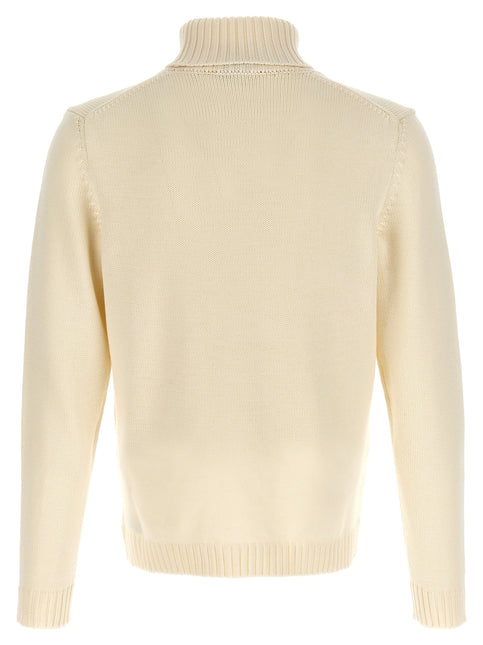 ZANONE White Virgin Wool Cardigan